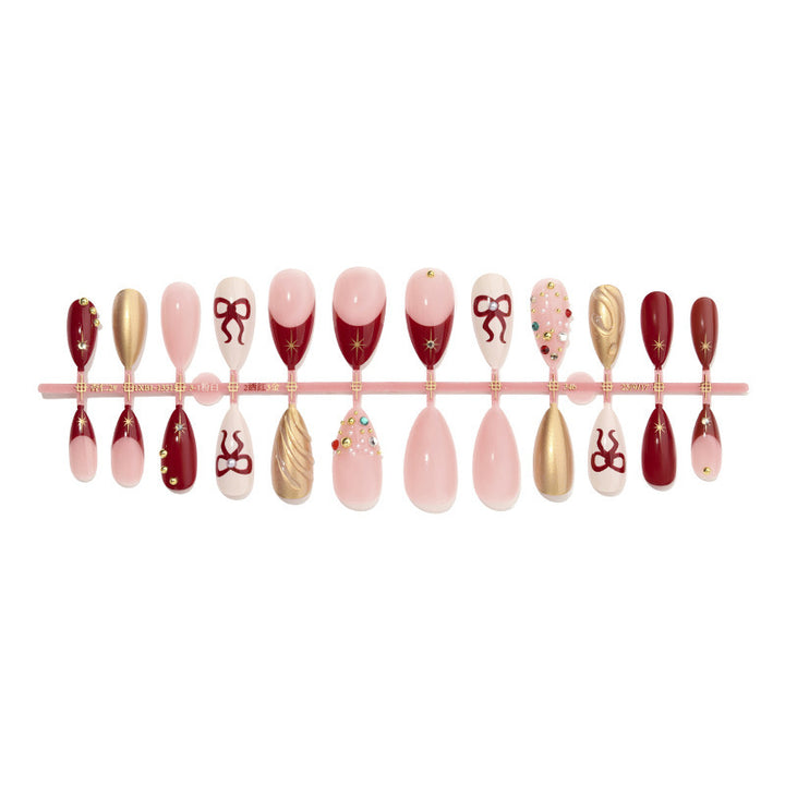 Creative Nail Art Set with Stylish Details Bowlift