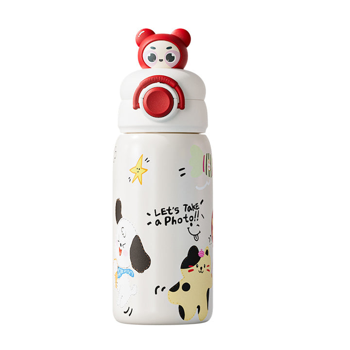 Women's insulated children's drinking bottle with cute animal design Bowlift