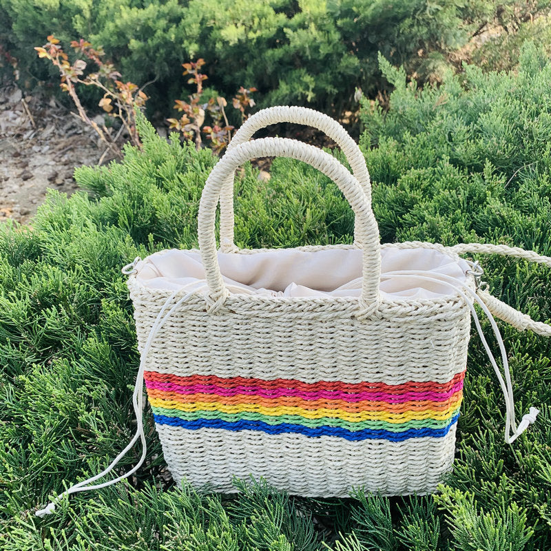 Beach bag with Colorful Accents Bowlift
