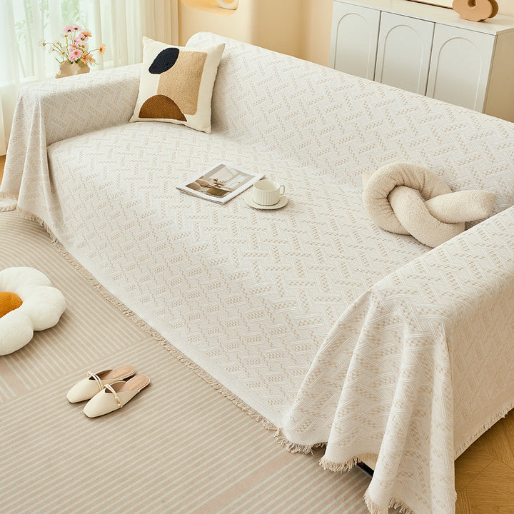 Stylish Woven Sofa Throw Blanket