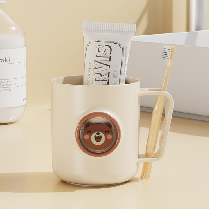 Women's cute coffee mug with cheerful bear design Bowlift