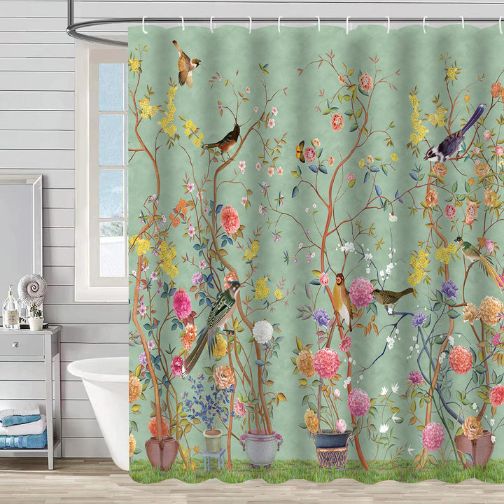 Nature-Inspired Shower Curtain Bowlift