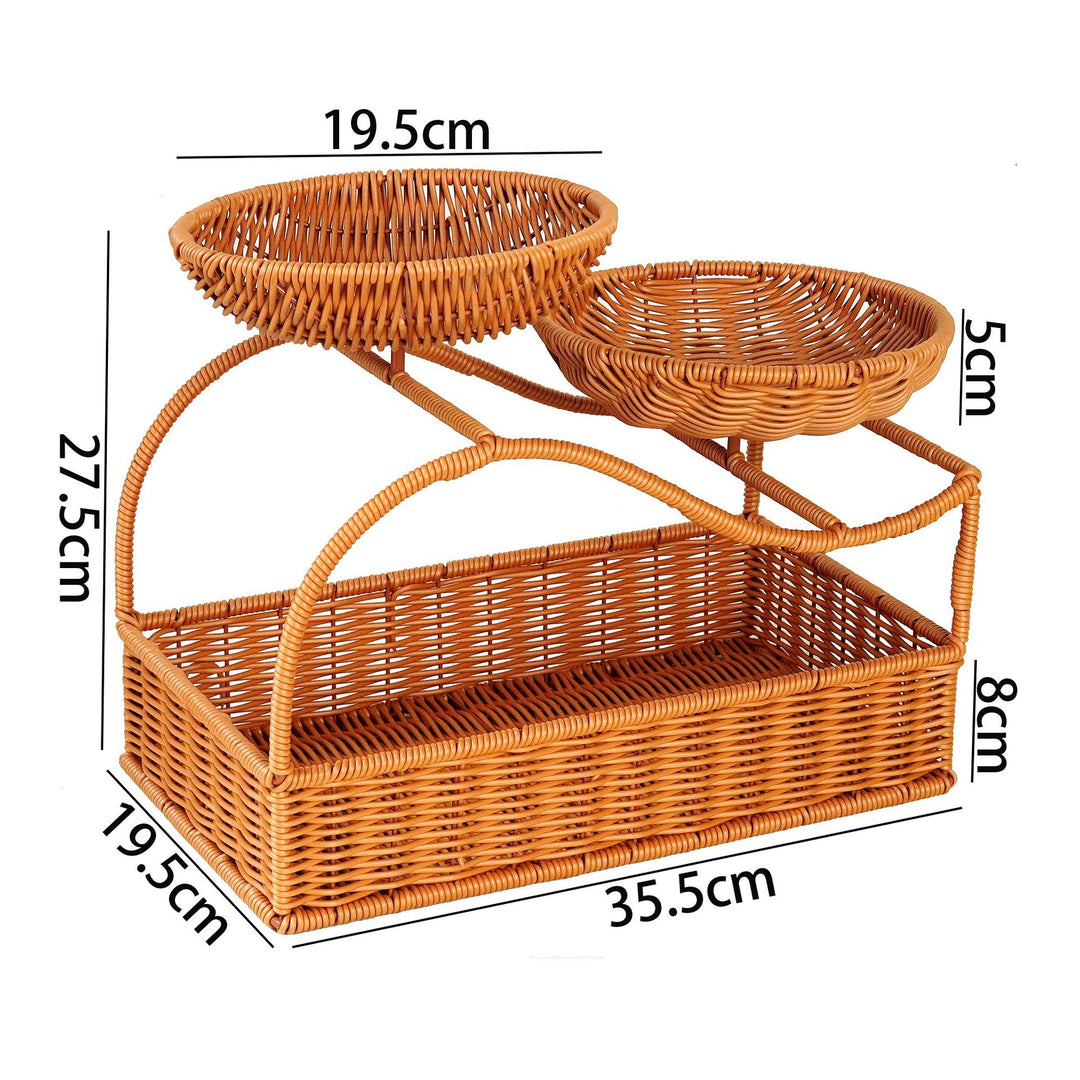 Ladies' Fruit and Vegetable Basket on High Shelf Bowlift