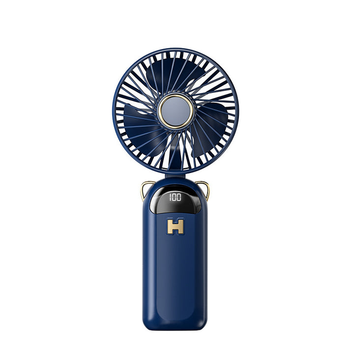 Women’s Portable Handheld Fan with LED Display Bowlift