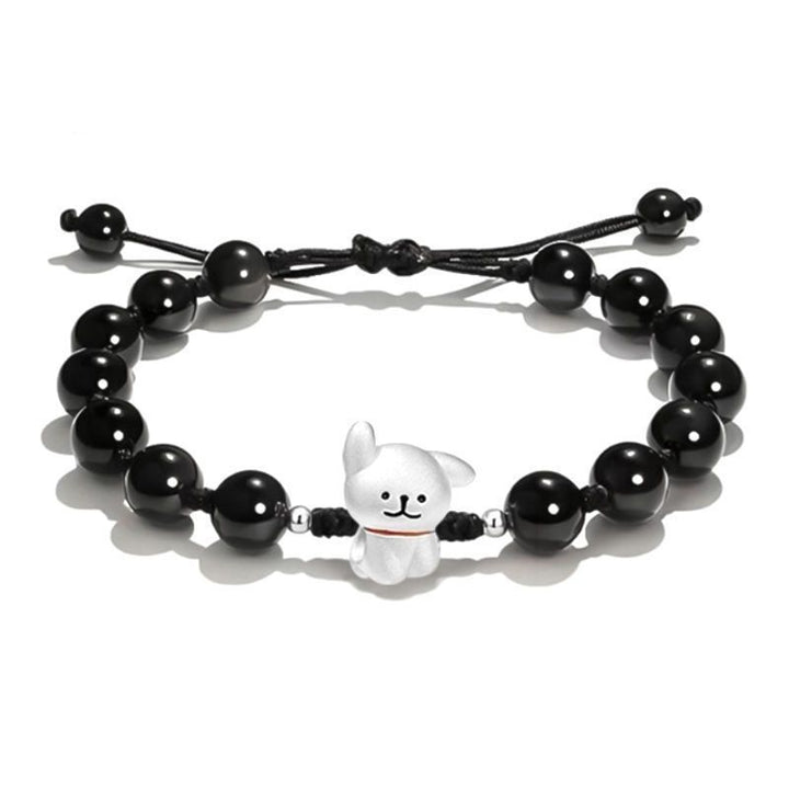 Adjustable Cute Dog Charm Bracelet Bowlift