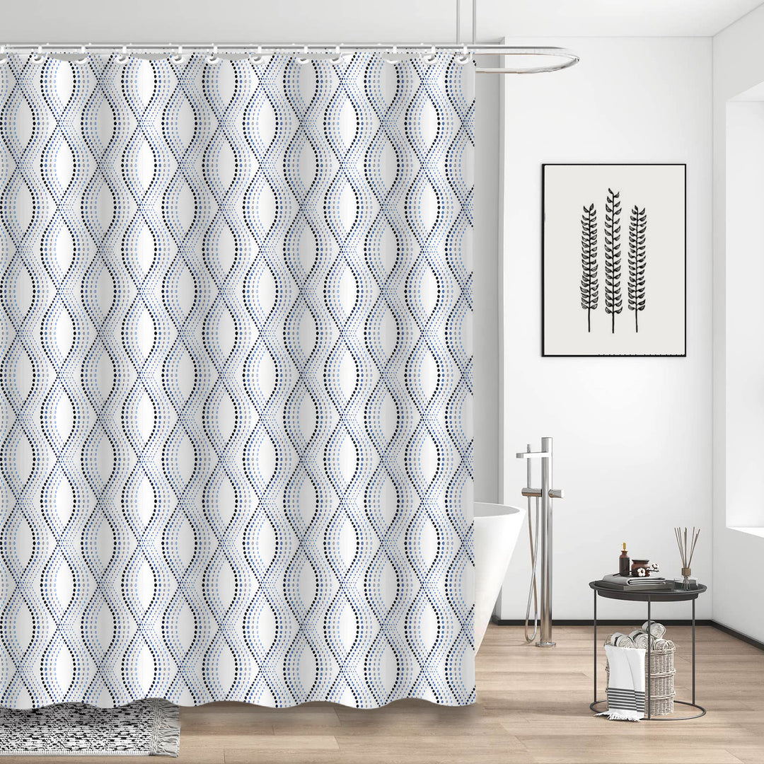 Premium Waterproof Shower Curtain Bowlift