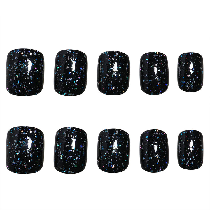 Sparkling Glitter Press-On Nails Bowlift
