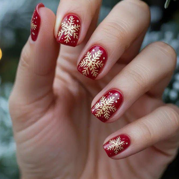 Festive Snowflake Nail Art Kit Bowlift