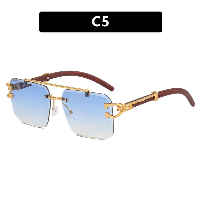 Women's fashionable glasses with innovative frame and luxurious wood detail Bowlift