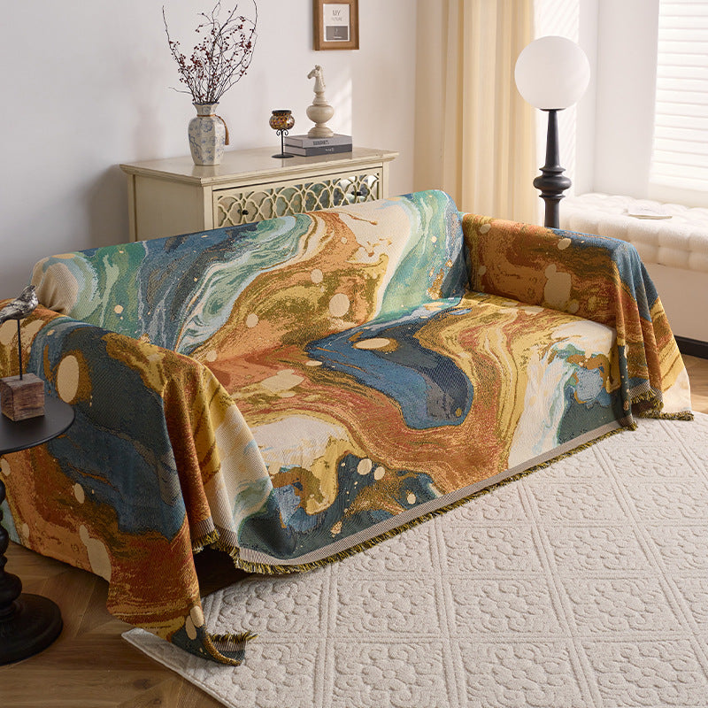Artistic Abstract Design Throw Blanket