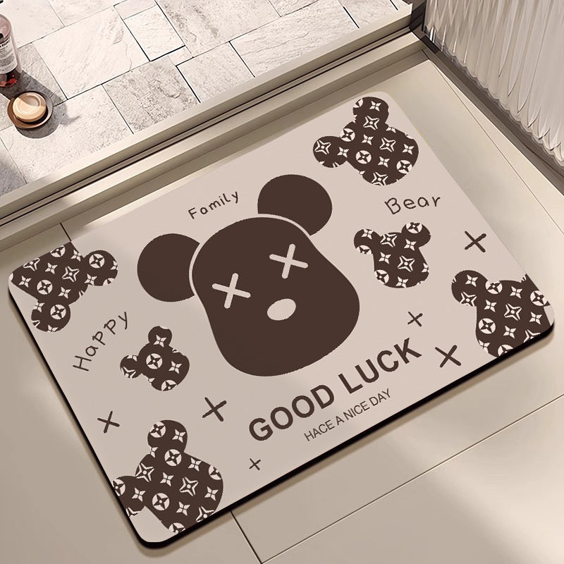 Cute Cartoon Character Bath Mat Bowlift