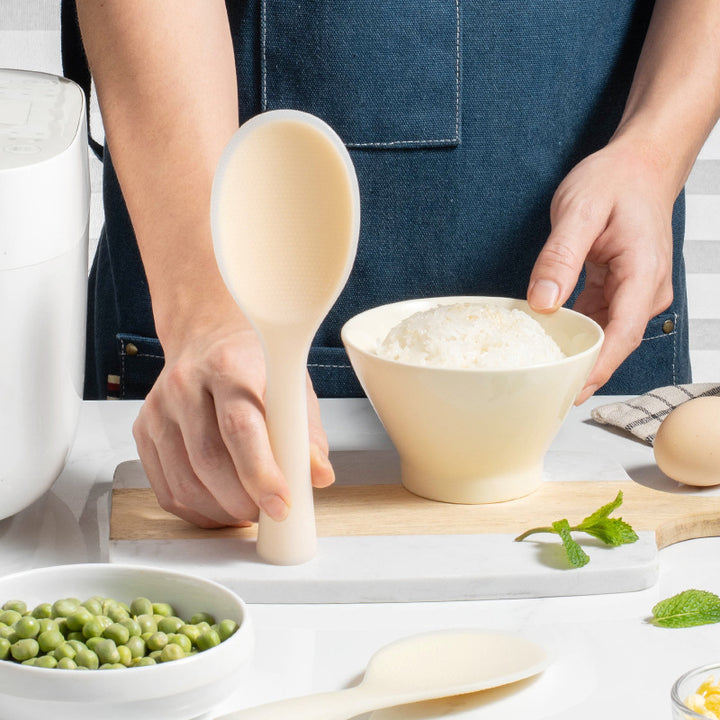 High-quality silicone stirring spoon with ergonomic handle Bowlift