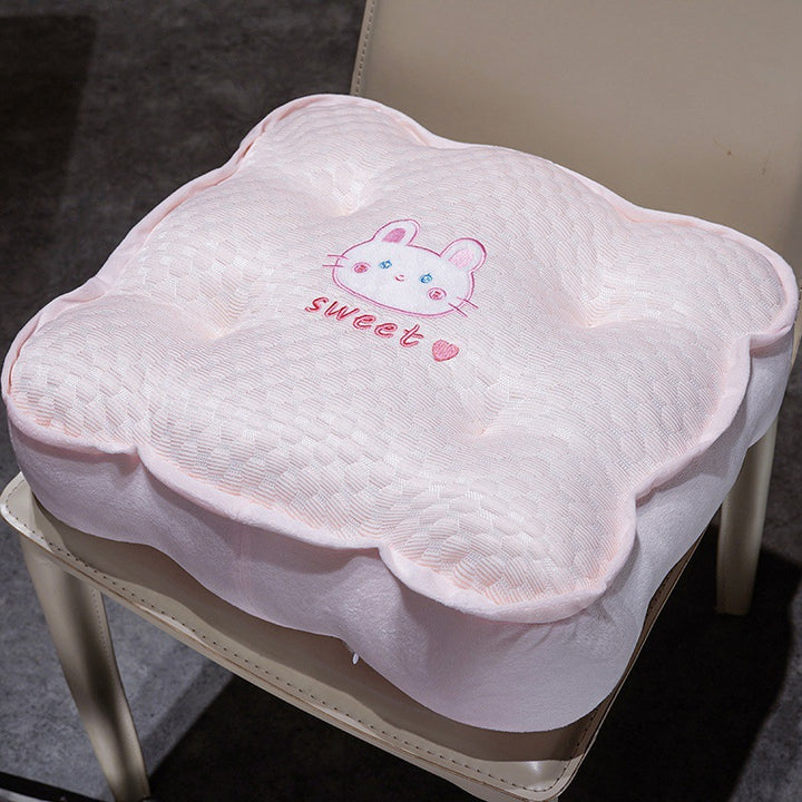 Plush comfort seat cushion with cute animal motif Bowlift