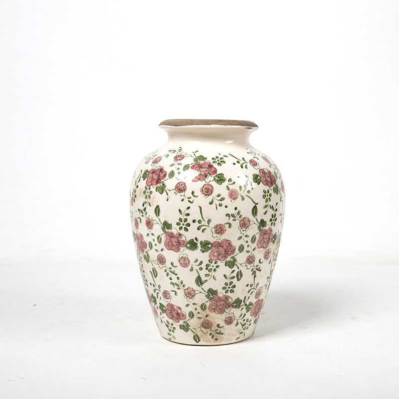 Elegant floral ceramic carafe Bowlift