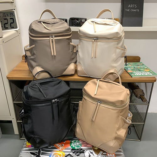 Multifunctional Backpack With Spacious Main Compartment And Side Mesh Pockets Bowlift