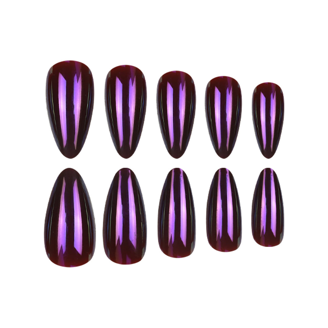 Glossy Long Stiletto Nail Art Bowlift