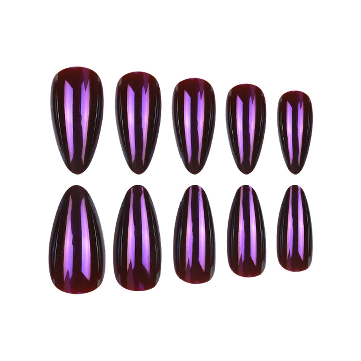 Glossy Long Stiletto Nail Art Bowlift