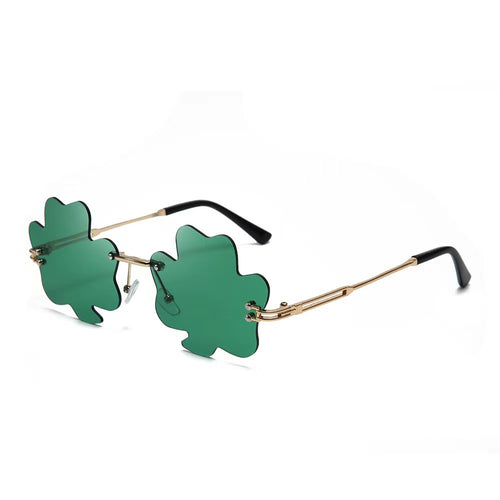 Decorative Floral Frame Sunglasses Bowlift