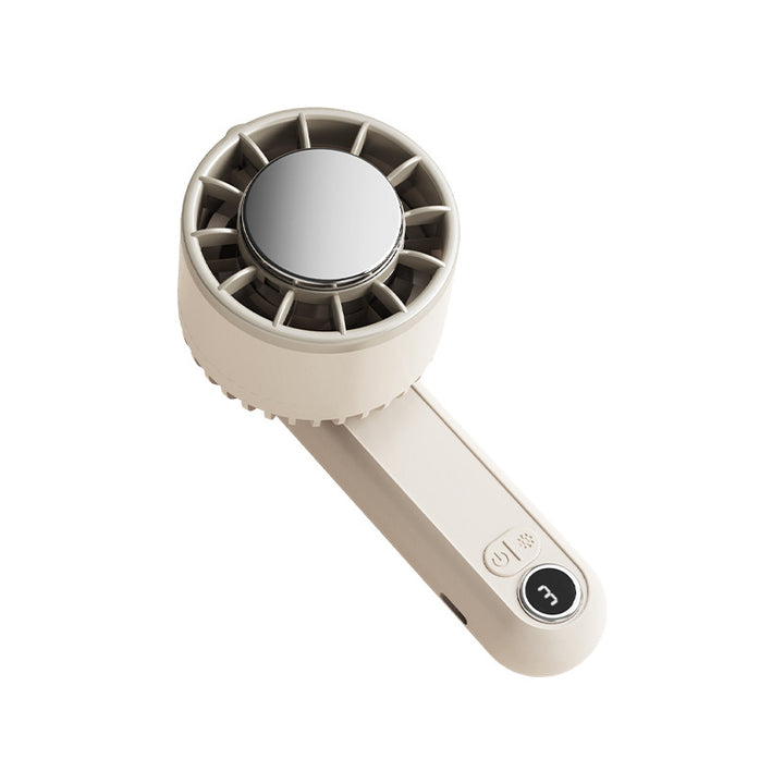 Women Portable Digital High-Speed Hand Fan Bowlift