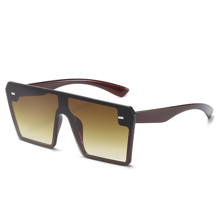 Women's Oversized Sunglasses in Futuristic Design Bowlift