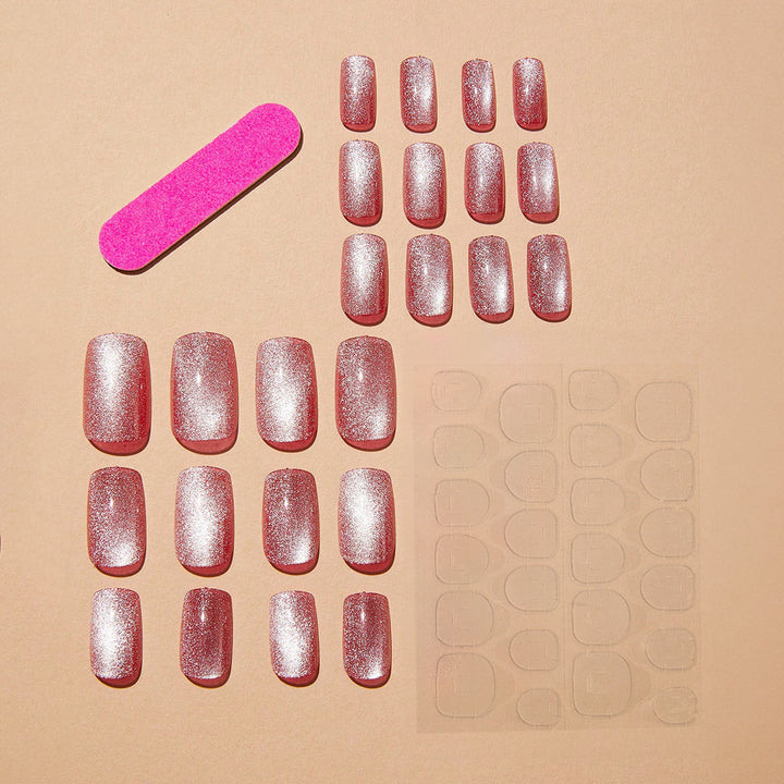 Sparkling Press-On Nail Set Bowlift