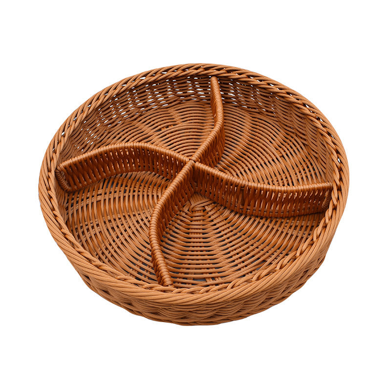 Multi-Compartment Woven Organizer Tray Bowlift