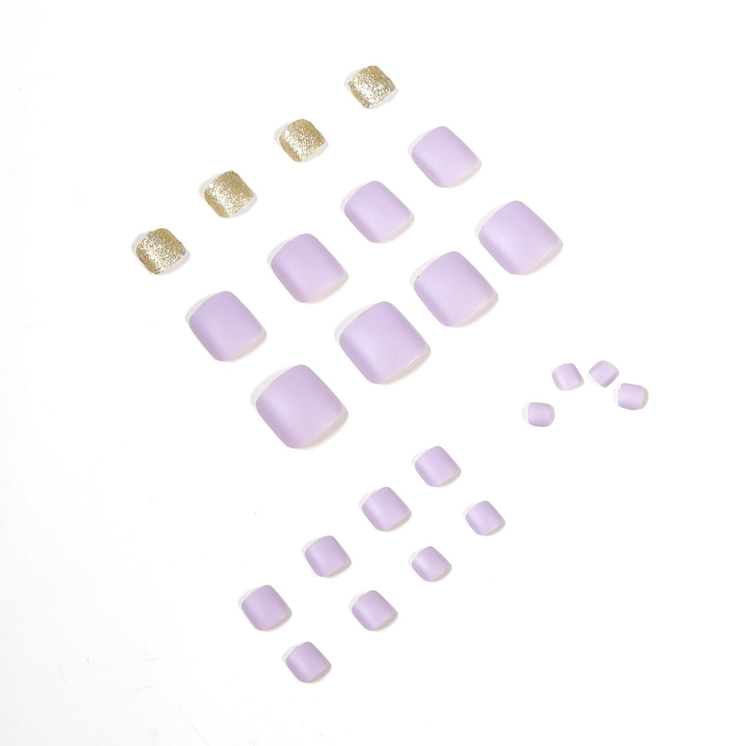Artful toenail design with glamorous glitter accent Bowlift