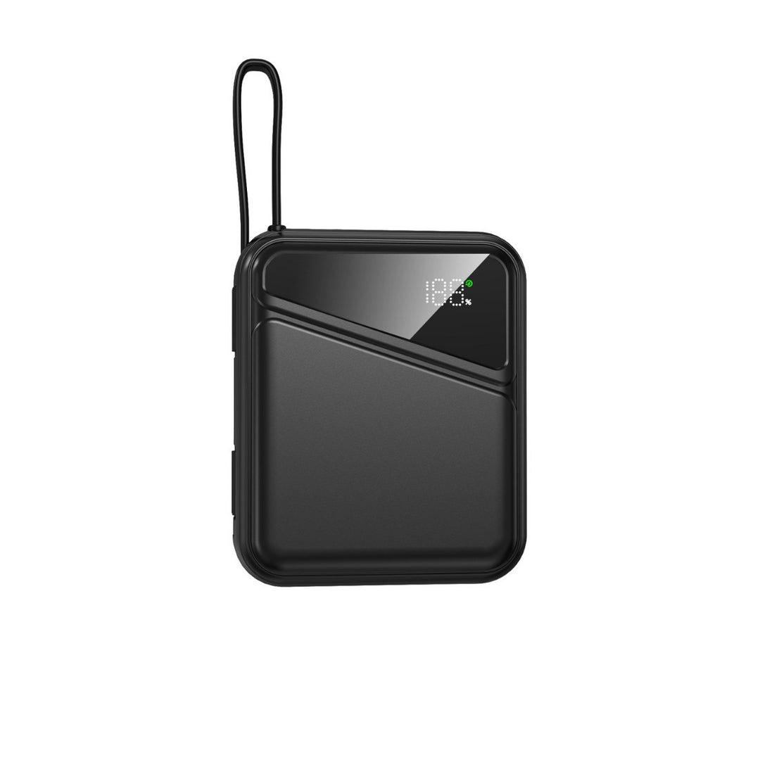 Portable power bank with intelligent LED display and fast charging function Bowlift