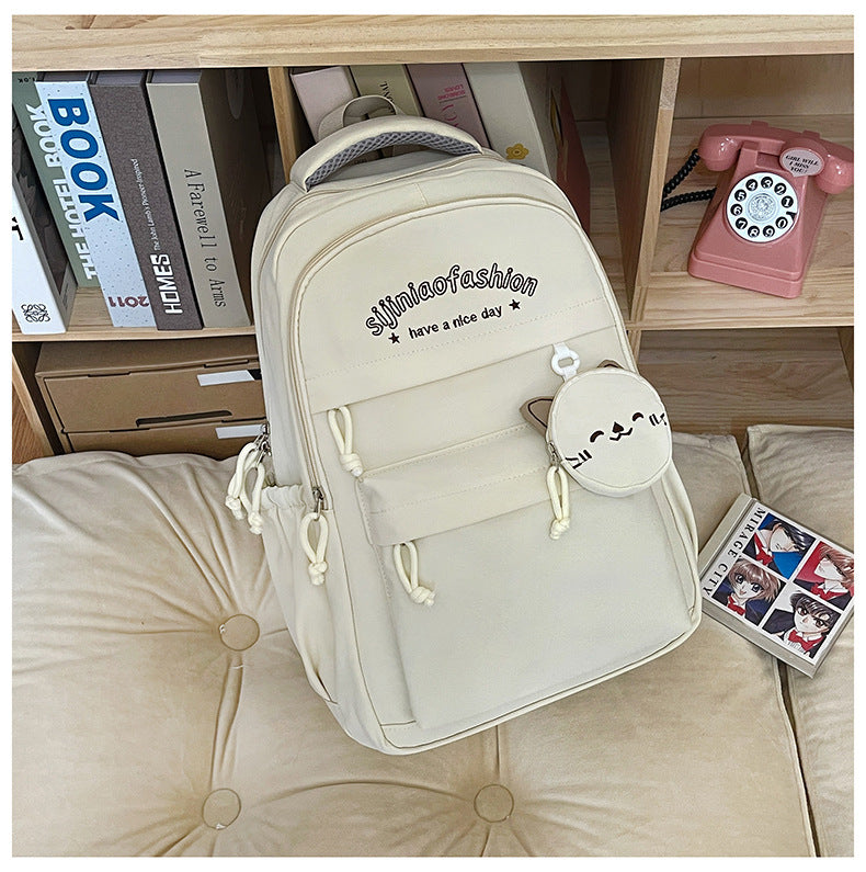 Cute Cat-Themed Fashion Backpack