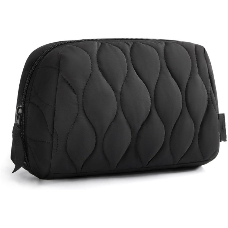 Cosmetic Organizer Bag with Cross Pattern Bowlift