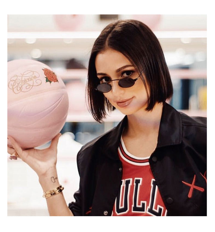 Women’s fashionable sunglasses with a unique circular frame and distinctive lenses Bowlift