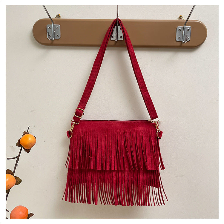 WoStylish Fringe Crossbody Bag Bowlift