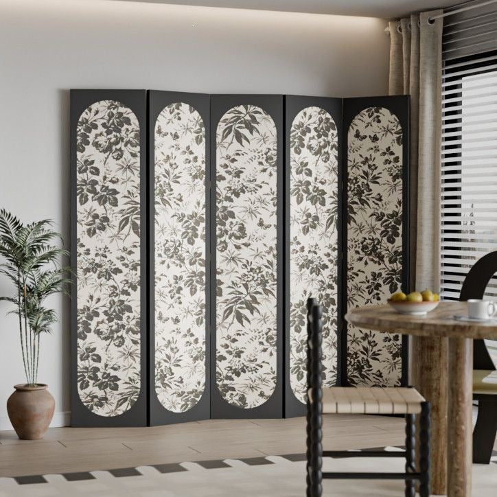 Artistic Floral Room Divider Bowlift