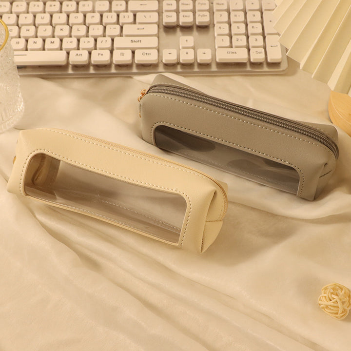 Stylish Leather Pencil Case Bowlift