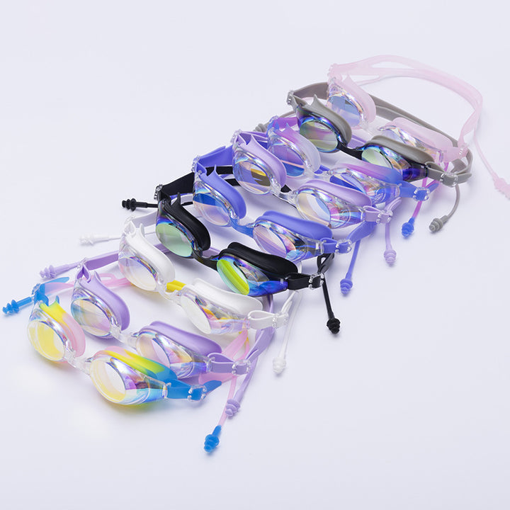 Children's Colorful Hydrodynamic Swim Goggles Bowlift