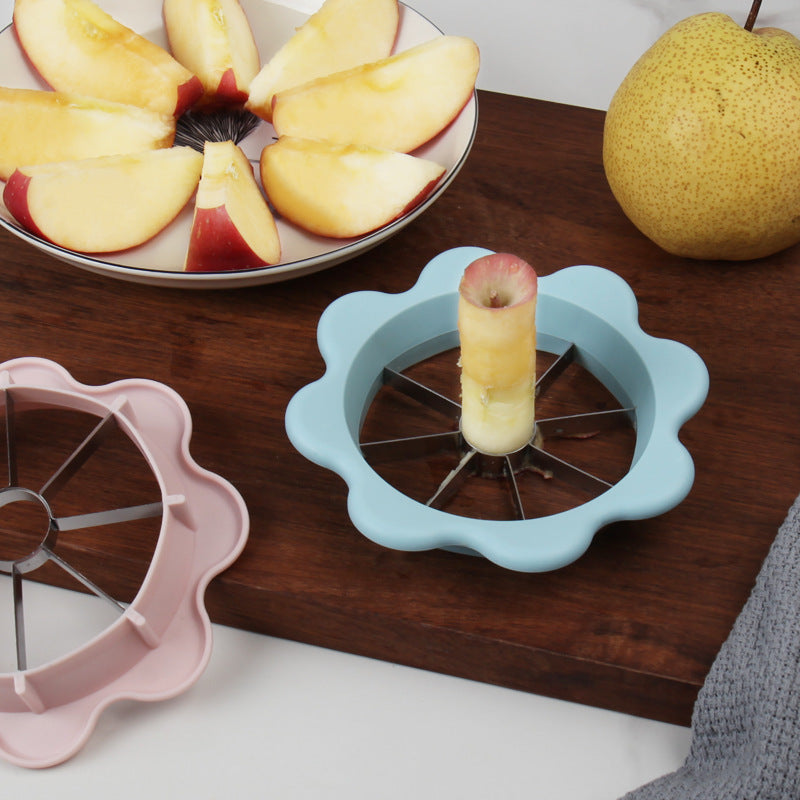 Multifunctional fruit cutter with flower shape Bowlift