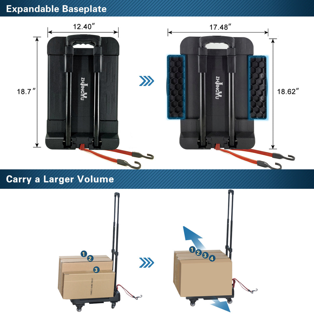 Heavy-Duty Folding Hand Truck Bowlift