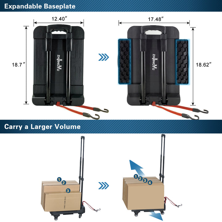 Heavy-Duty Folding Hand Truck Bowlift