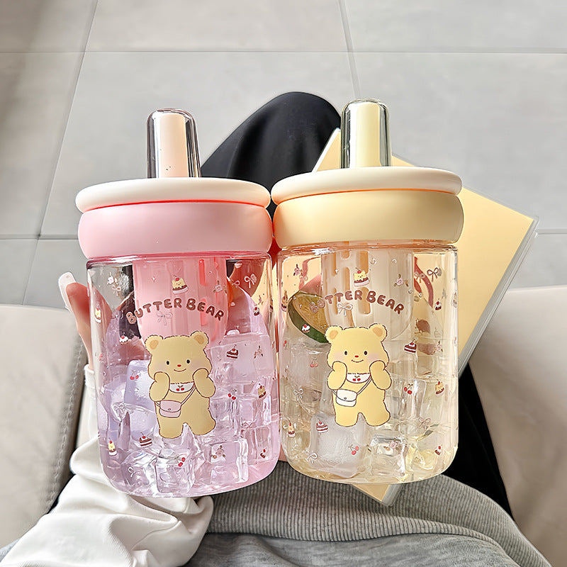 Women's Fun Drinking Cup with Silicone Lid Bowlift