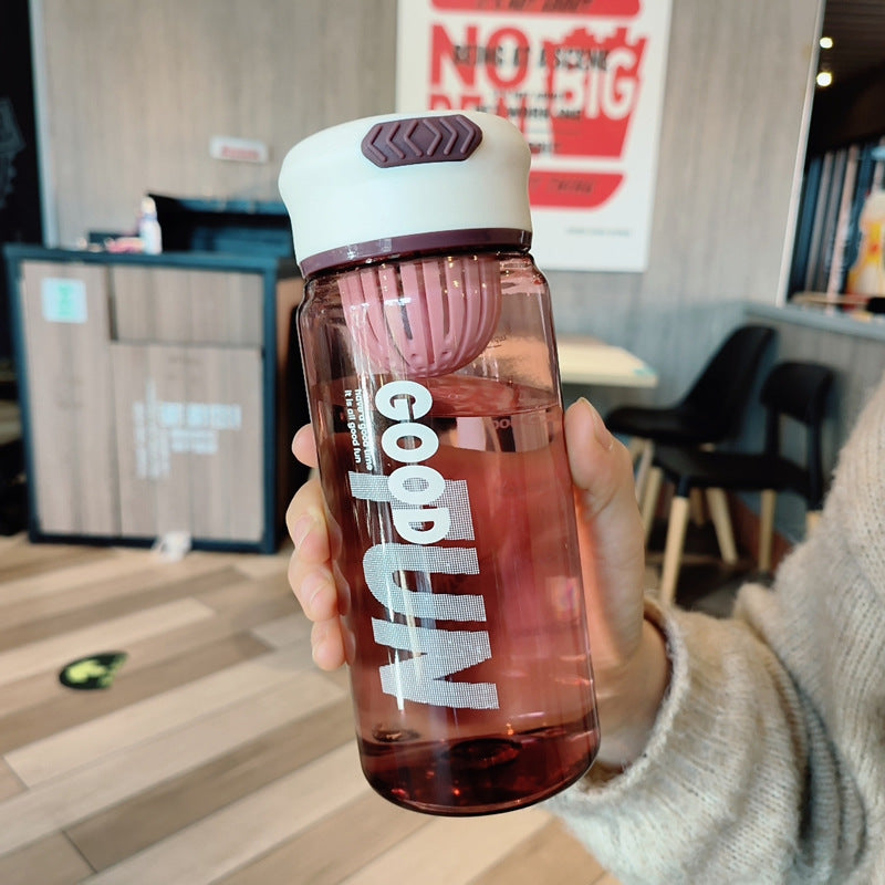 Women's infuser water bottle with removable fruit container Bowlift