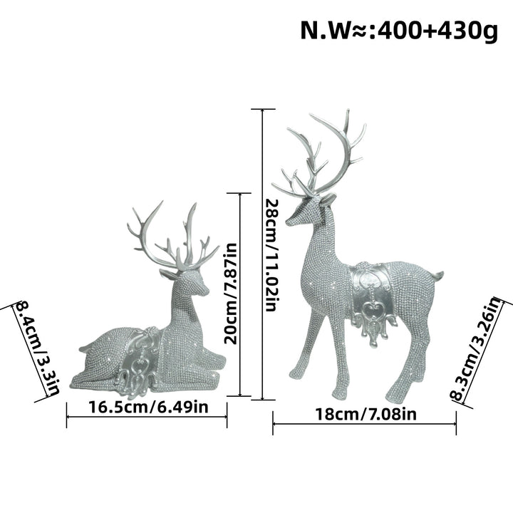 Elegant decorative figure of a majestic red deer Bowlift