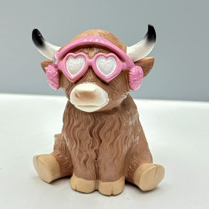cute decorative horned cattle Bowlift