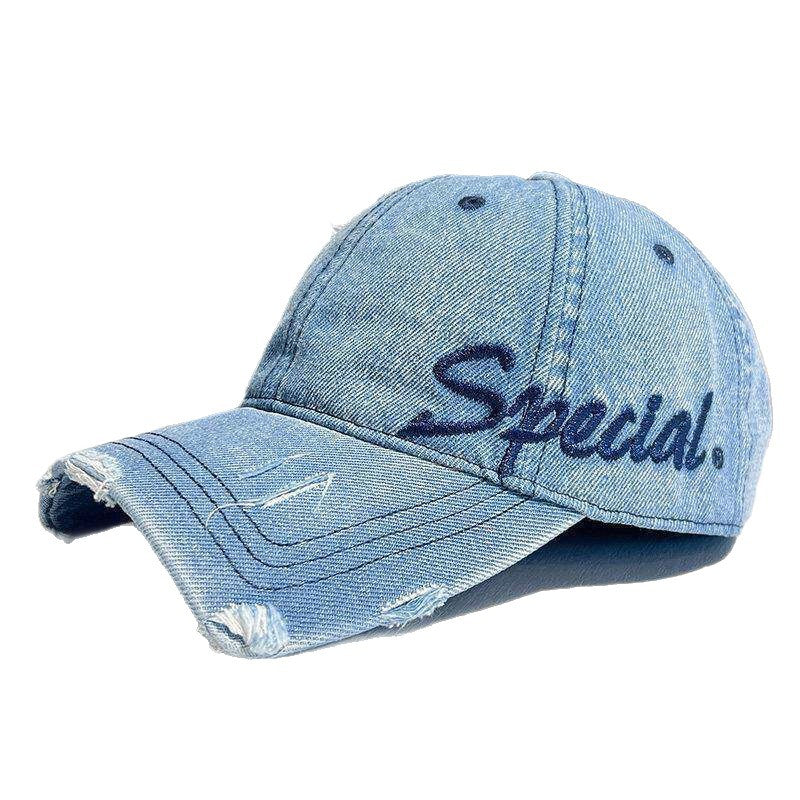Unisex Distressed Cotton Dad Cap Bowlift