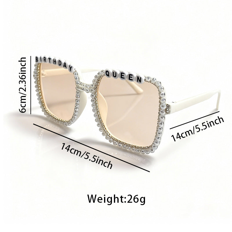 Statement Pearl-Embellished Sunglasses Bowlift