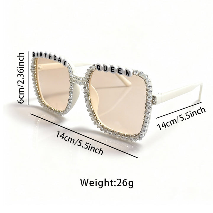 Statement Pearl-Embellished Sunglasses Bowlift