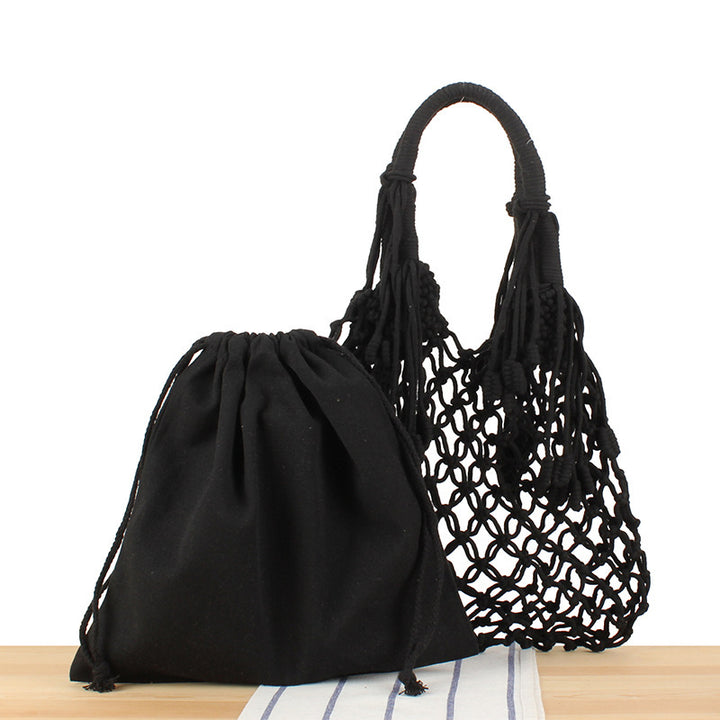 Stylish shopping bag with integrated pouch Bowlift