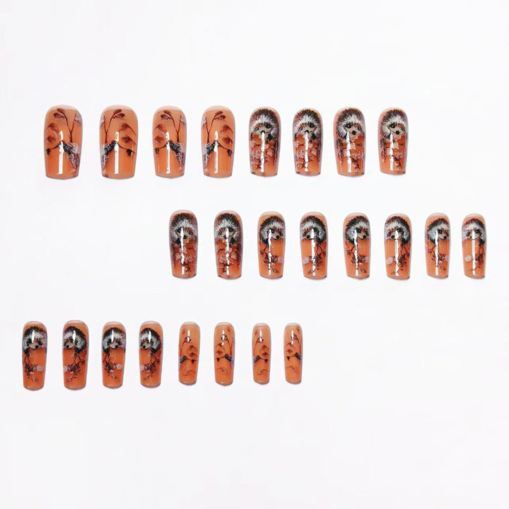 Decorative Hedgehog Nail Art Bowlift