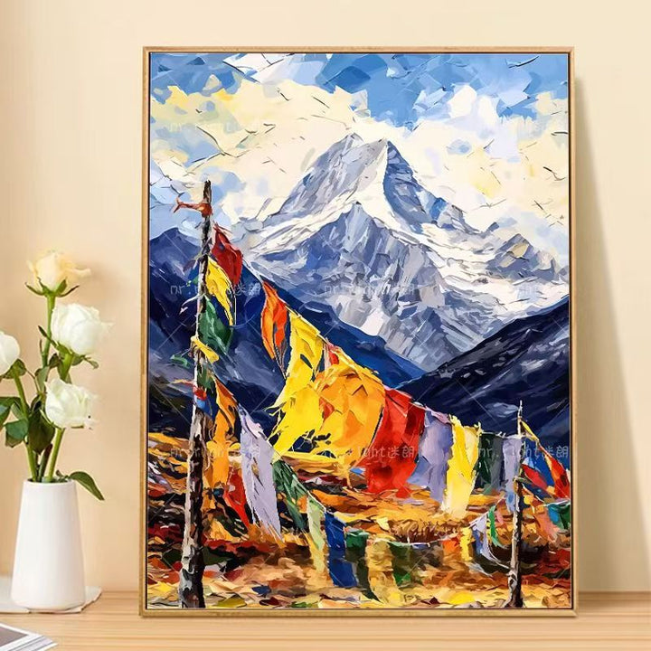 Mountain Landscape Canvas Art Print Bowlift
