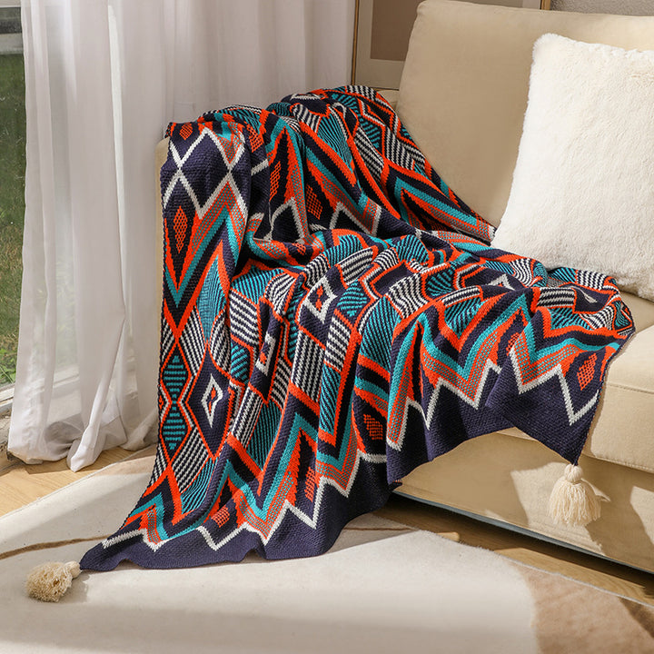 Decorative Patterned Throw Blanket