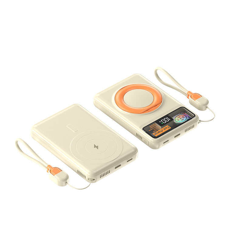 Portable power bank with fast charging function and LED display Bowlift